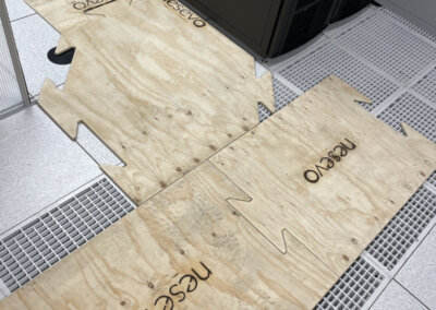 Rack installation in Sydney by the nesevo Australia team