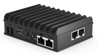 Compulab Fitlet2 with four Ethernet ports using a FACET card